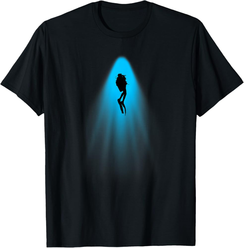 Scuba Diver - Ocean Underwater Scuba Diving Freediving T-Shirt | Amazon (US)