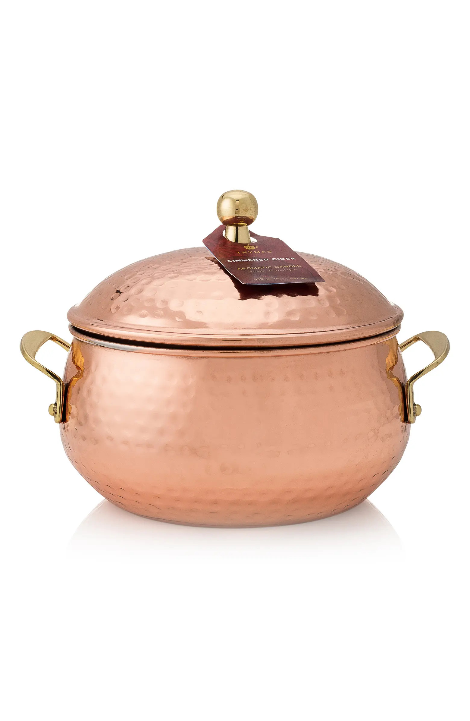 Thymes Simmered Cider Copper Pot Three-Wick Candle | Nordstrom | Nordstrom