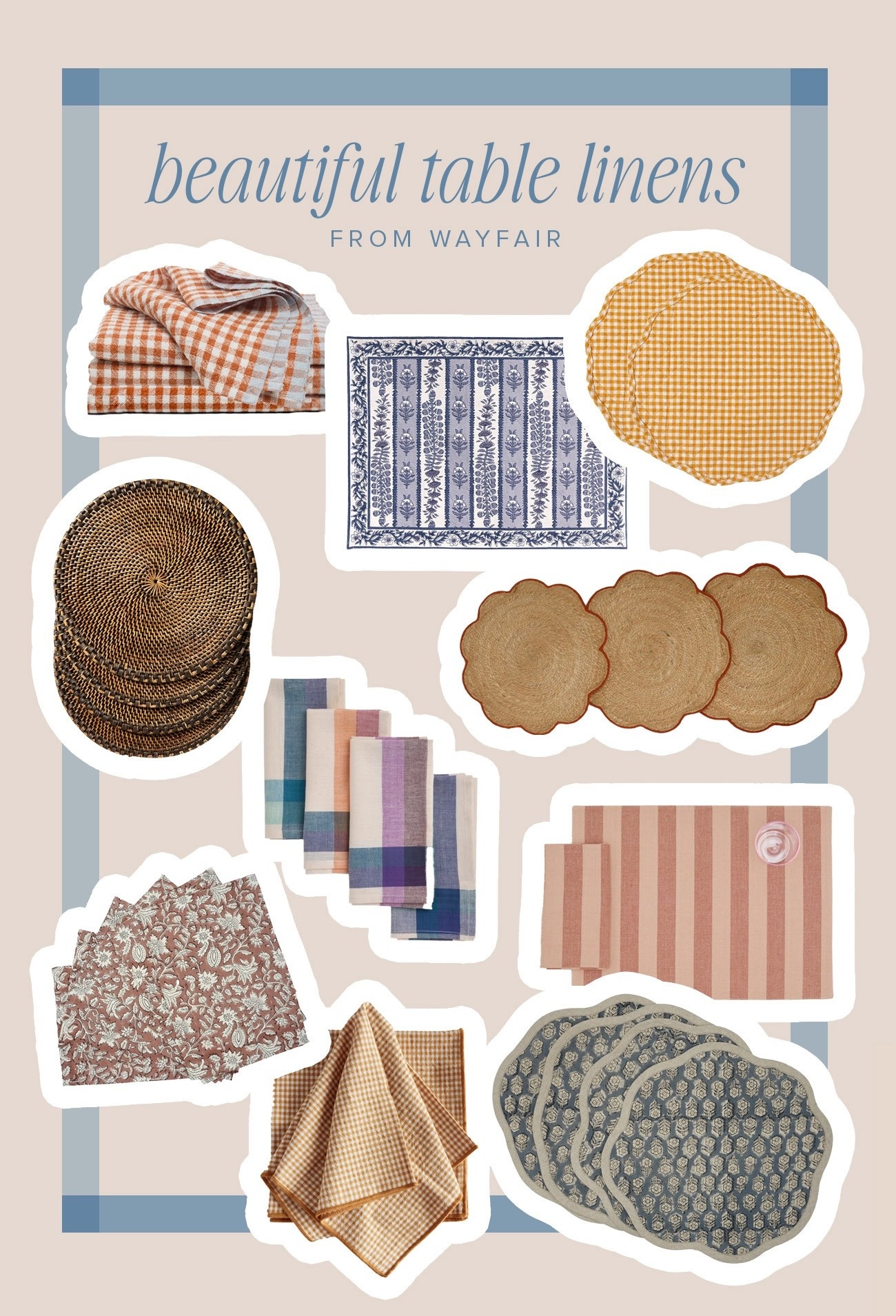 beautiful table linens from @wayfair! 

#LTKSaleAlert #LTKHome #LTKHoliday