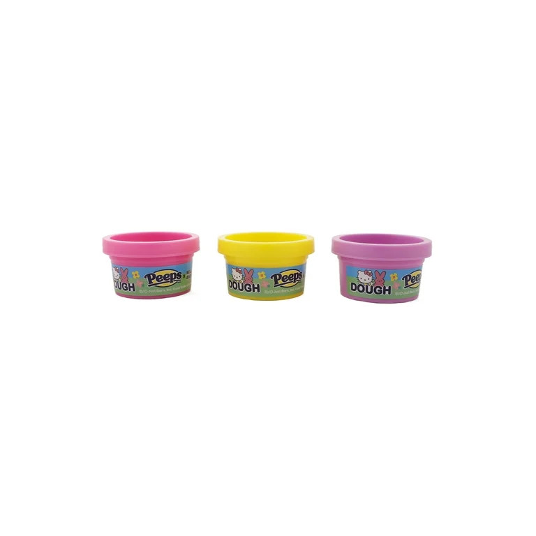 Peeps and Hello Kitty Marshmellow Scented Dough 3 Pack 1oz Tubs | Walmart (US)
