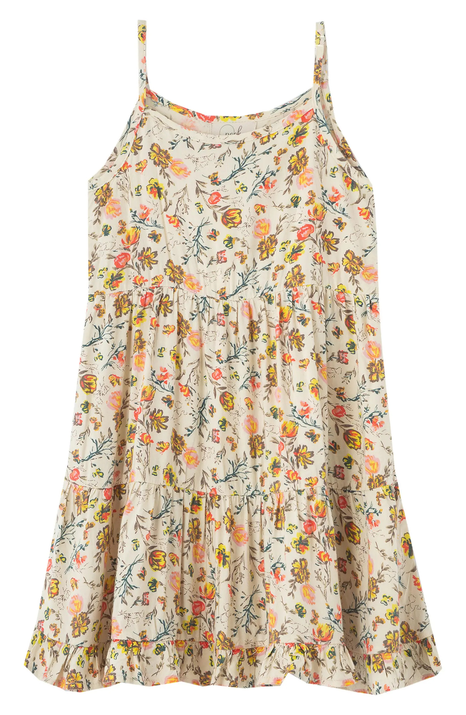 PEEK ESSENTIALS Lessie Floral Tiered Dress | Nordstromrack | Nordstrom Rack