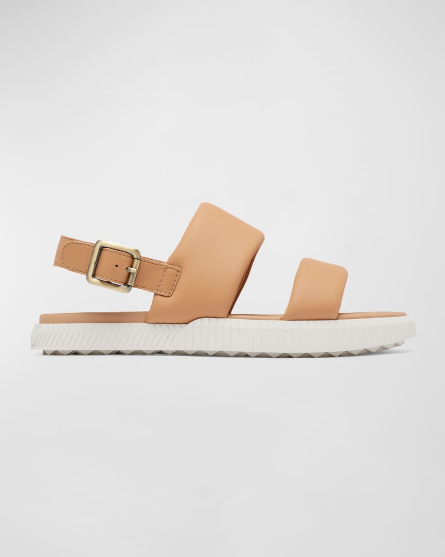 Ona Streetworks Leather Ankle-Strap Sandals | Neiman Marcus