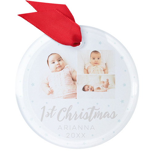 My First Christmas Glass Ornament | Shutterfly
