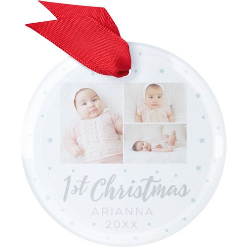 My First Christmas Glass Ornament | Shutterfly