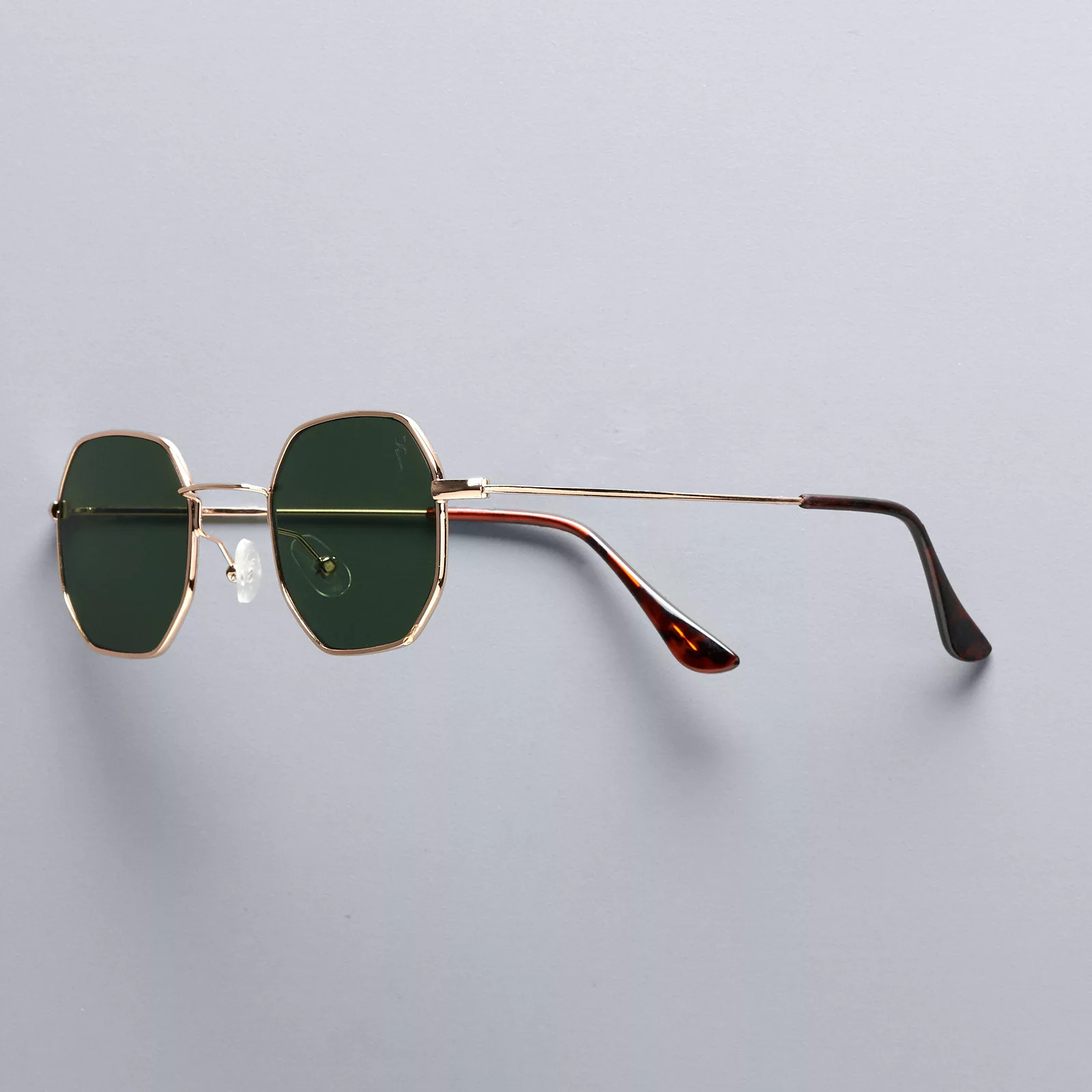 Women's Simply Vera Vera Wang Haze 64mm Round Metal Sunglasses, Size: Small, Gold | Kohl's