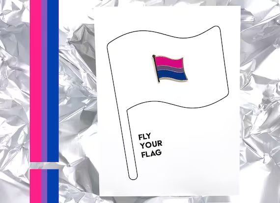 Bisexual Pride Flag Pin  Fly Your Flag  Metal Lapel Pin - Etsy | Etsy (US)