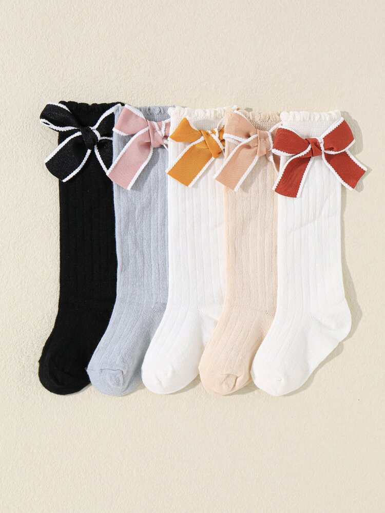 5pairs Baby Bow Decor Socks | SHEIN