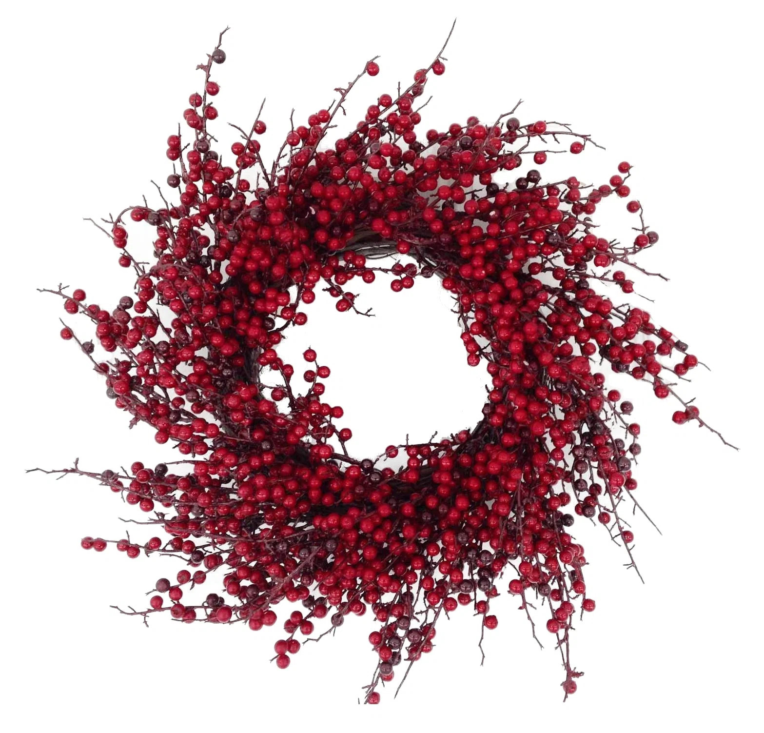 24'' Faux Berry Wreath | Joss & Main