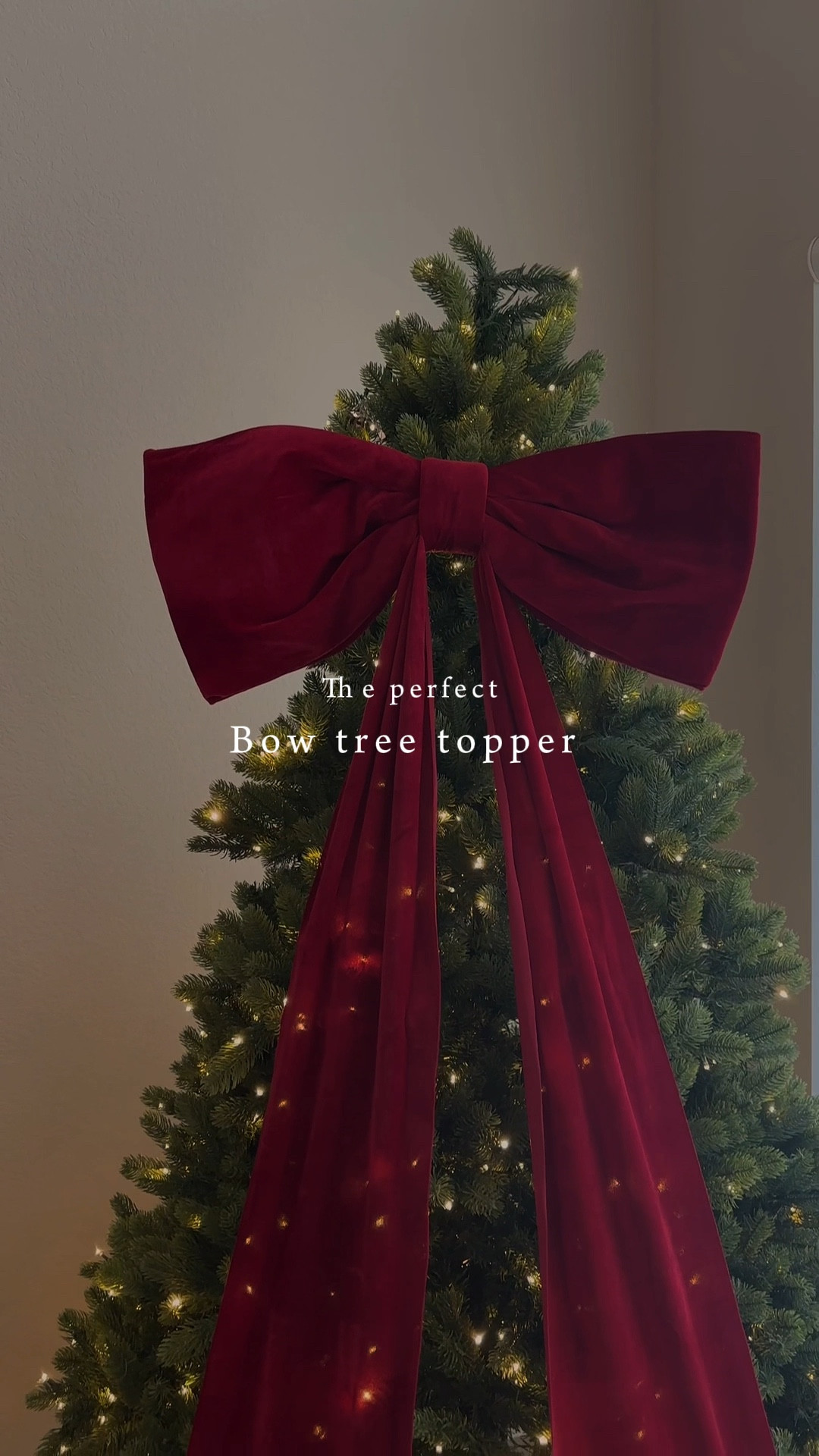 Christmas tree decor ideas for 2025 🎄 Try a giant red bow as your tree topper — it instantly makes your tree pop! ❤️ #christmas2025 #christmasdecor #traditionalchristmas #redchristmas #bowchristmastree #CapCut 

#LTKSeasonal