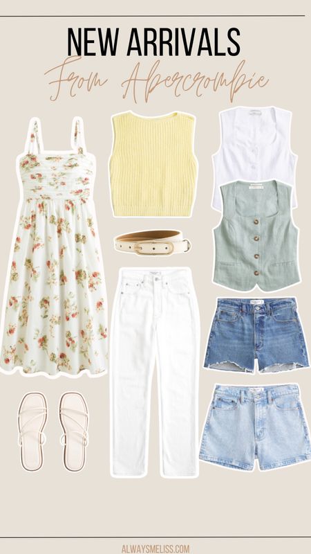 Summer outfit inspo is here! Love the jean shorts with the cute new vest styled tops. Top comes in white, light green and black! Dress is super cute!

Summer Outfit
Abercrombie 
Summer Dresses

#LTKStyleTip #LTKSeasonal #LTKShoeCrush