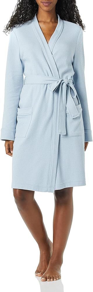 Amazon Essentials Women's Lightweight Waffle Mid-Length Robe (Available in Plus Size) | Amazon (US)