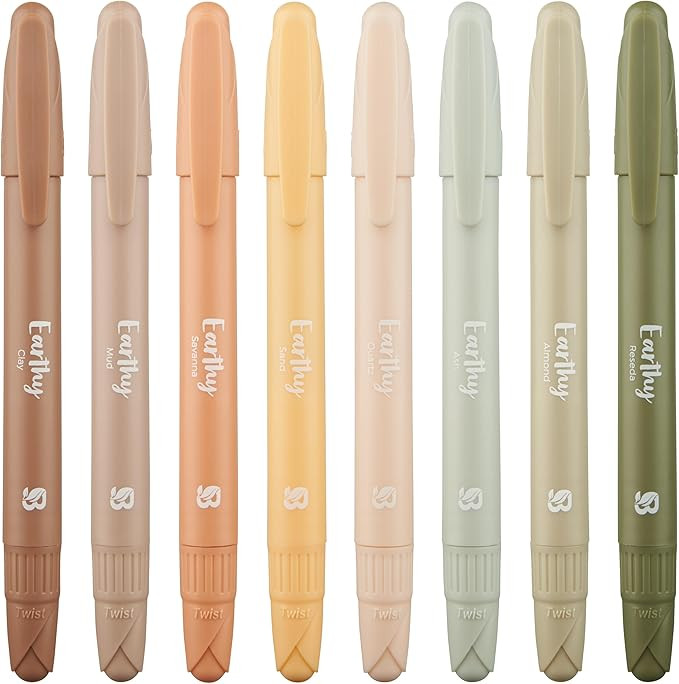 Gel Highlighters, Bible Highlighters No Bleed, Cute Bible Journaling School Supplies, 8 Pack Asso... | Amazon (US)