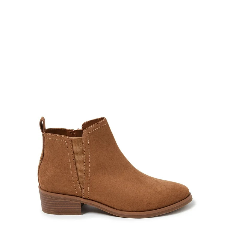 Time and Tru Women's Stretch Ankle Bootie (Wide Width Available) | Walmart (US)