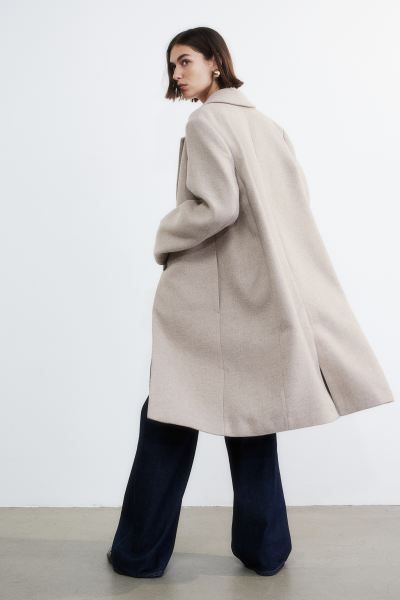 Single-breasted twill coat | H&M (UK, MY, IN, SG, PH, TW, HK)
