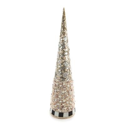 MacKenzie-Childs Silver Lining Beaded Tree - Large | MacKenzie-Childs
