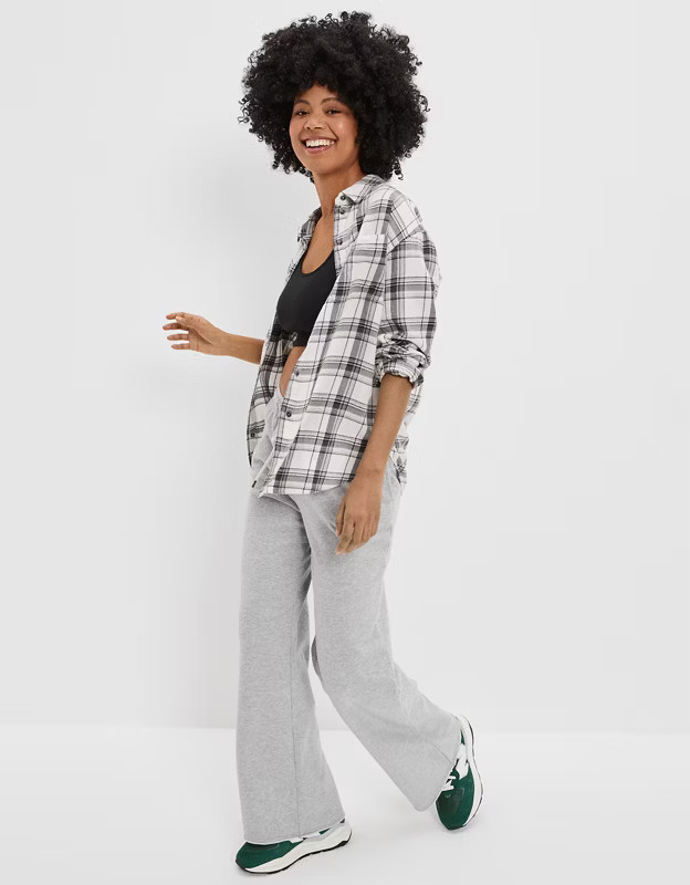 AE Oversized Flannel Shirt | American Eagle Outfitters (US & CA)