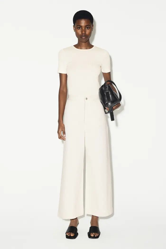 COS Cropped Wide-Leg Denim Pants | Nordstrom | Nordstrom