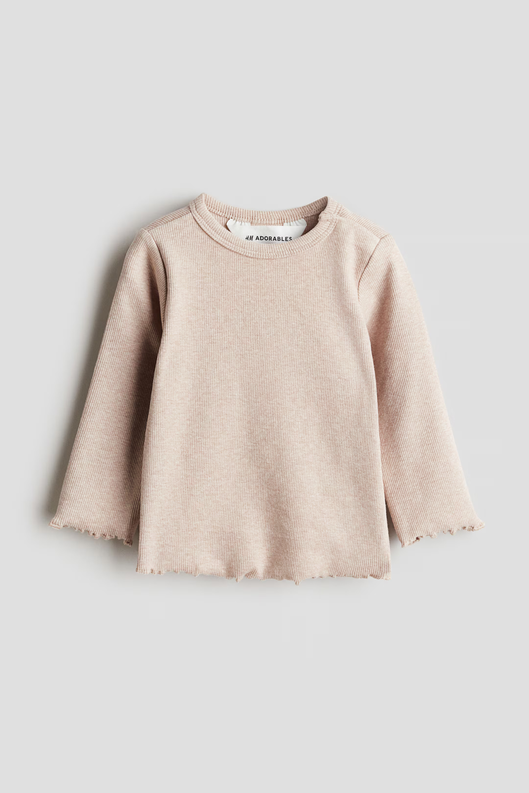 Ribbed Long-Sleeved Top | H&M (US + CA)
