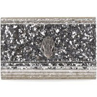 Kurt Geiger Party Eagle Silver Clutch Bag | Balardi (US & Canada)
