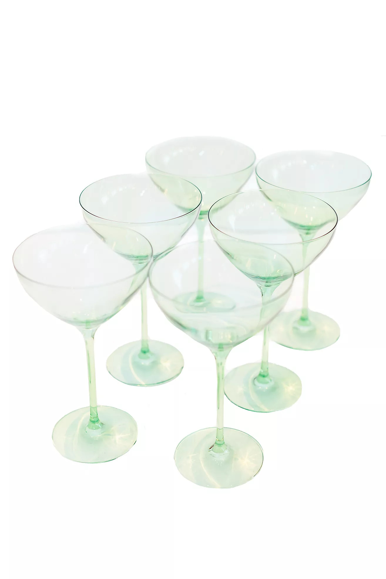 Estelle Colored Glass Martini Set | Anthropologie (US)