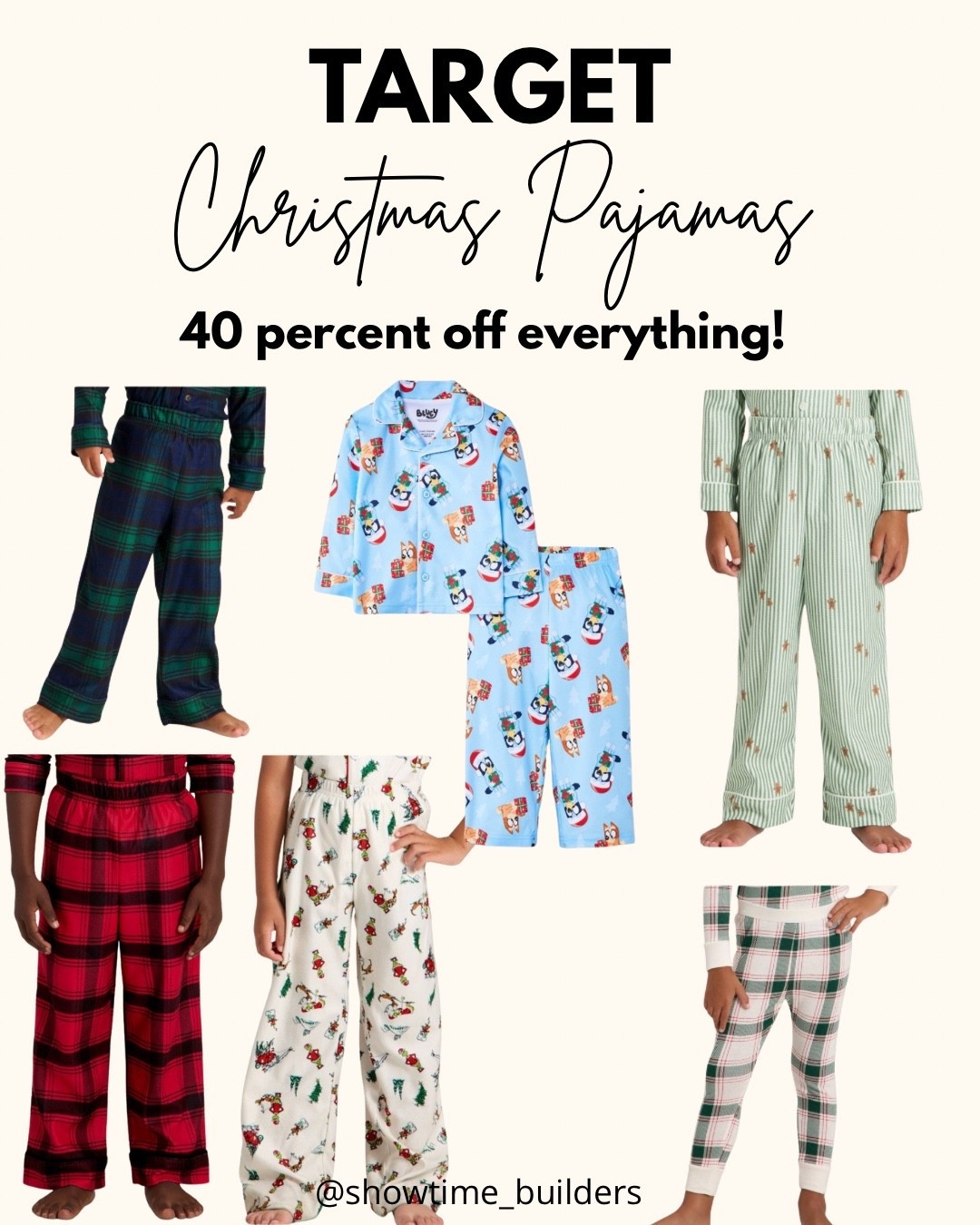 Target Christmas Pajamas - 40 percent off!! Some are family matching! 🤗

Christmas | family | matching | holidays | kids | toddler | baby | pajamas 

#LTKFamily #LTKKids #LTKBaby