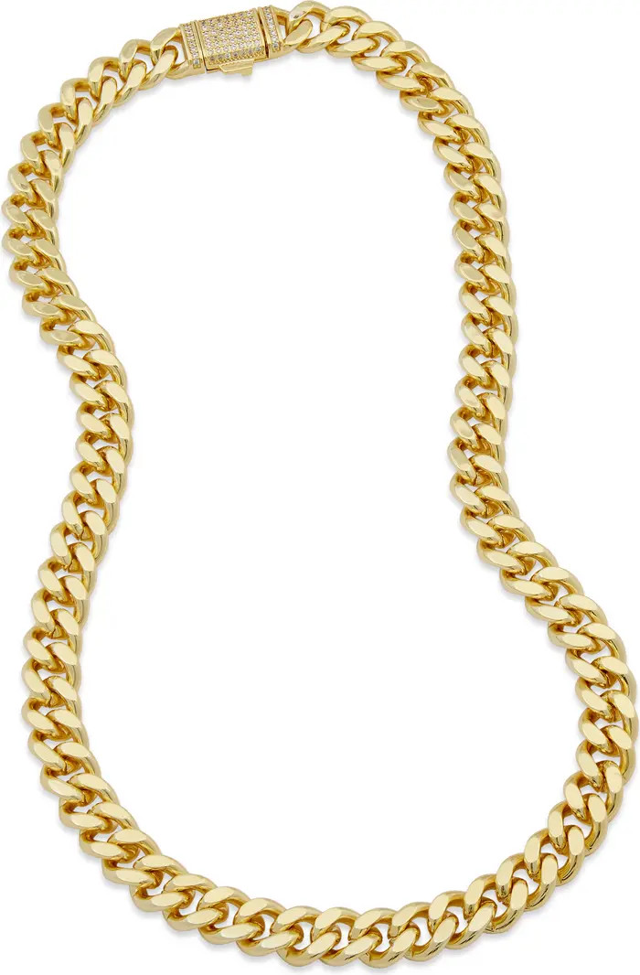 CZ Pavé Chunky Chain Link Necklace | Nordstrom Rack