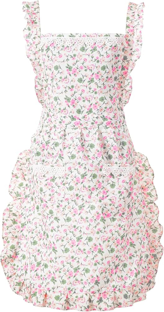 Funny Aprons for Women with Pockets, Kitchen Cooking Grilling Bbq Cute Chef Apron, Mothers Day Bi... | Amazon (US)