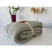 Muslin Bedspread 100% Cotton Throw Blanket 4 Layers Reversible Bed Cover Soft Turkish Coverlet Sofa  | Etsy (CAD)