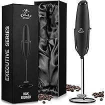 Zulay Kitchen Milk Frother Wand Drink Mixer with AA Duracell Batteries- Durable Handheld Milk Fro... | Amazon (US)