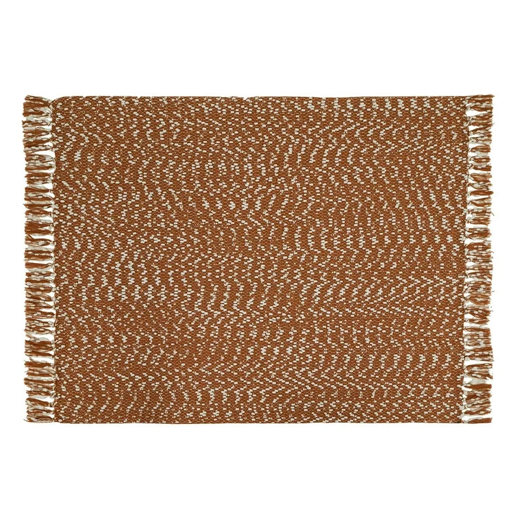 My Texas House Rylee Puff Woven Acrylic Throw, 50" x 60", Tan | Walmart (US)