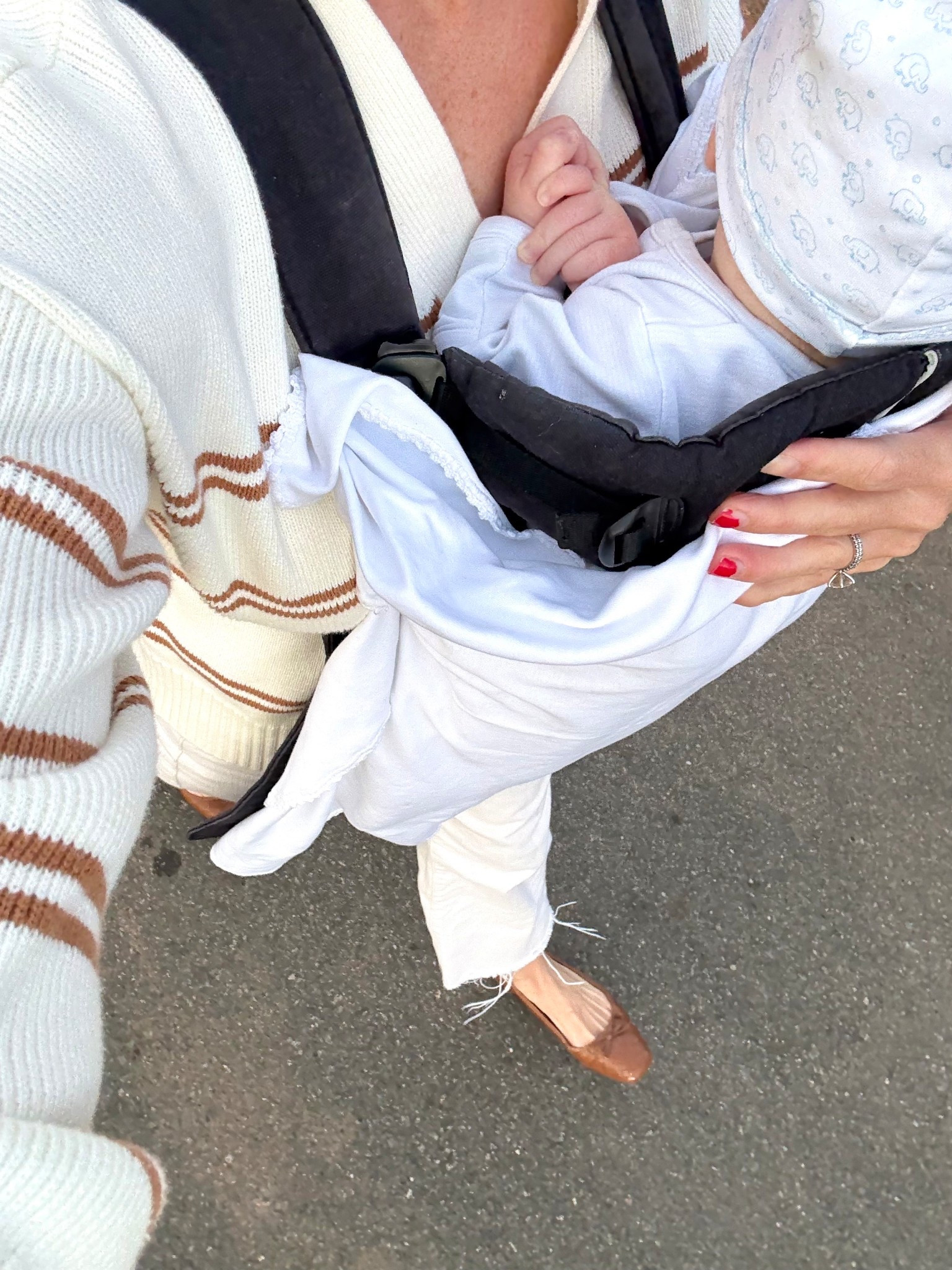 Winter whites with hints of Carmel 

#LTKBaby #LTKdayinmylife #LTKmomlife