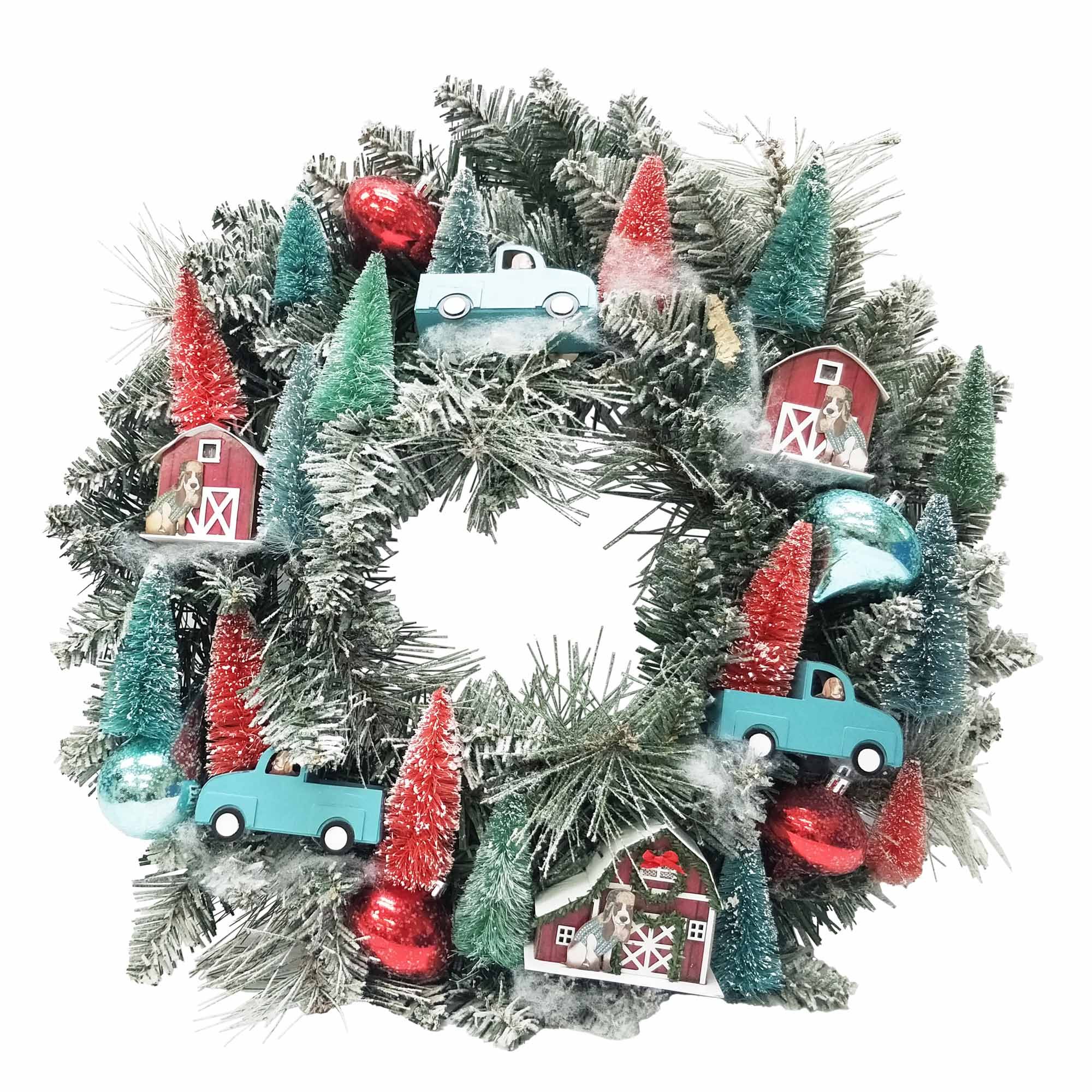 The Pioneer Woman 20-Inch Holiday Decorative Wreath | Walmart (US)