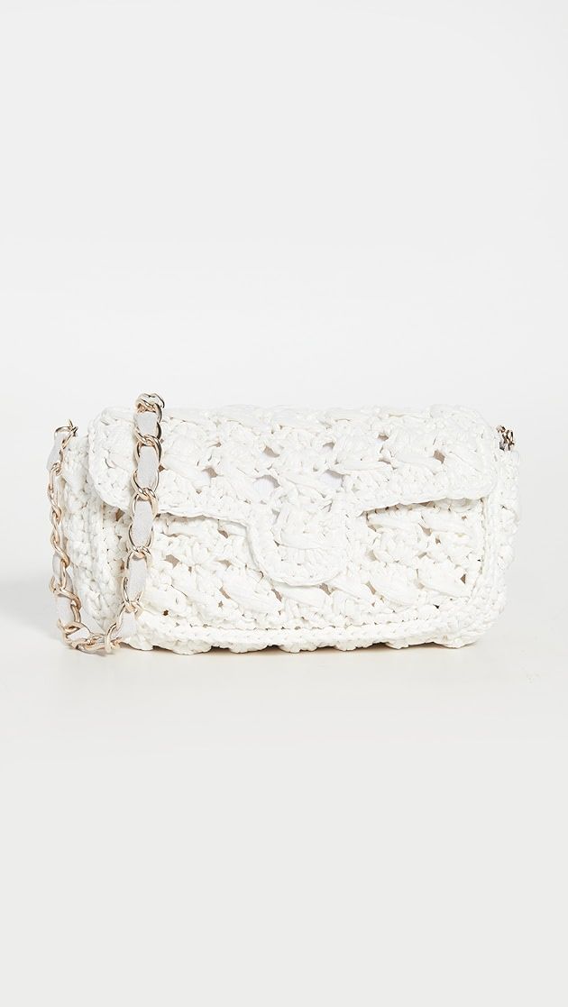 White Woven Crossbody Bag | Shopbop