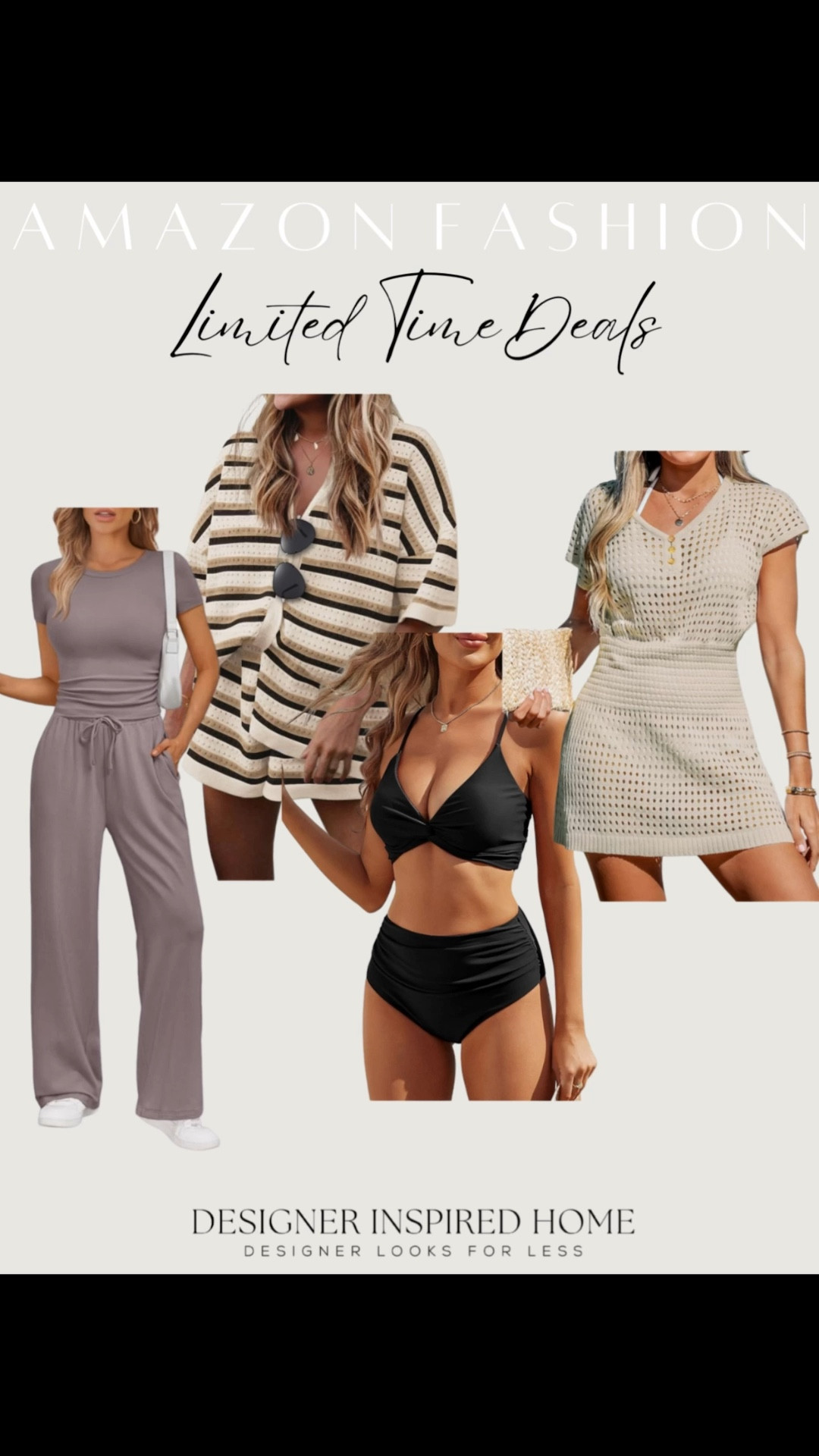 Amazon fashion limited time deals! 

#LTKSwim #LTKTravel #LTKSaleAlert