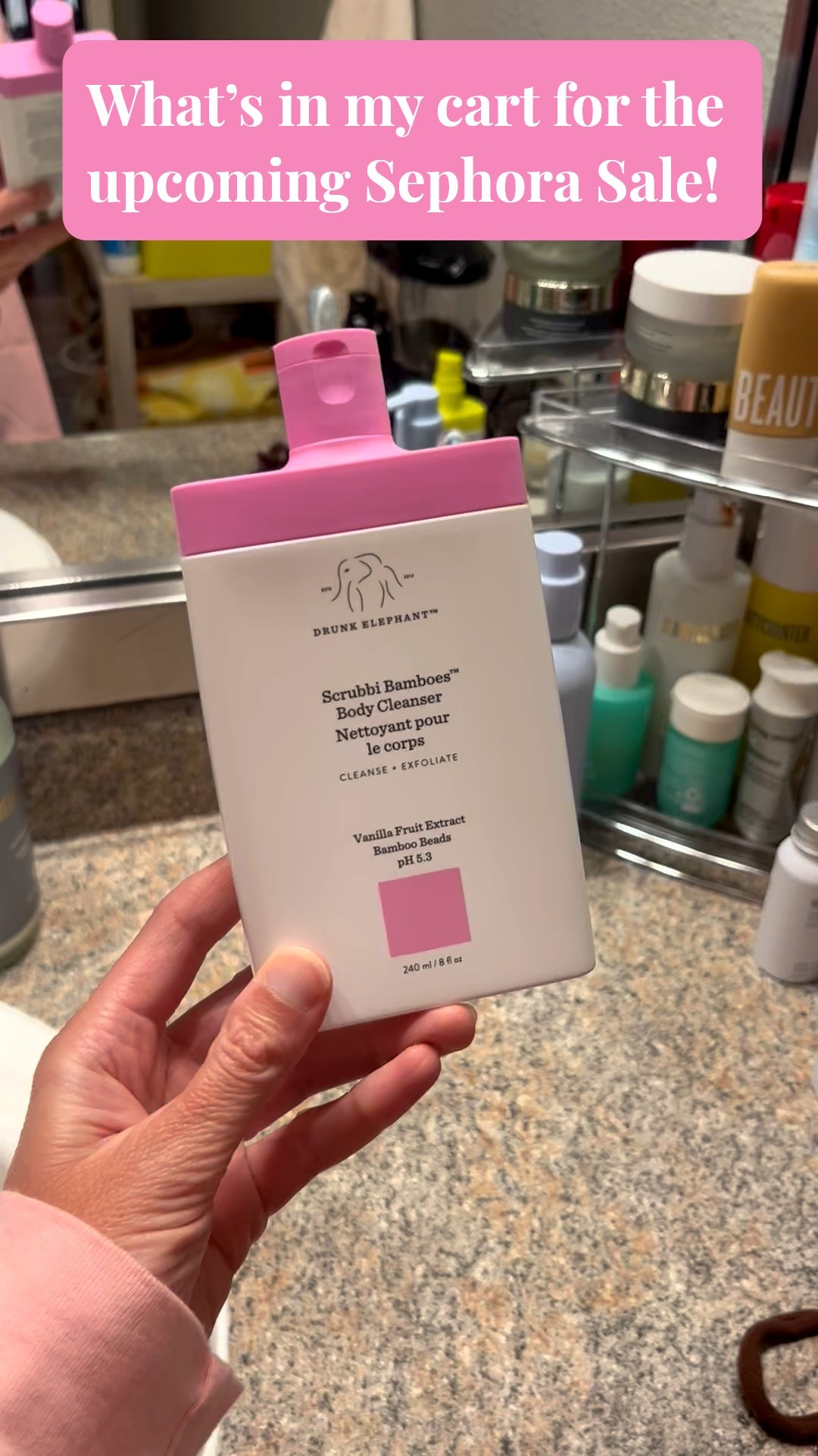 The fall 2025 Sephora VIB Sale is only a few weeks away. I plan to replenish several of my clean beauty faves: 
• Drunk Elephant Bamboes Scrubbing Body Wash
• Drunk Elephant E-Rase Micellar Water (I use this as an eye makeup remover!)
• OUAI Detox Shampoo (highly recommended using once a week if you have fine straight hair that gets greasy easily)
• Living Proof Full Conditioner
• OUAI Fine Hair Shampoo
• Drunk Elephant Sili Body Lotion

All of the Drunk Elephant and Living Proof products have the Clean at Sephora designation, so you can feel good about using them!



#LTKBeauty