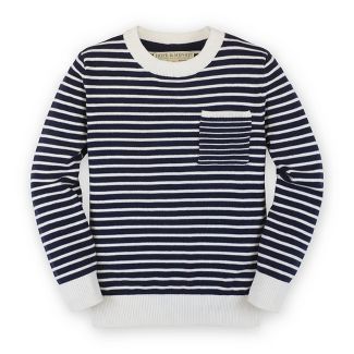Hope & Henry Boys' Long Sleeve Crew Neck Pocket Pullover Sweater, Kids | Target
