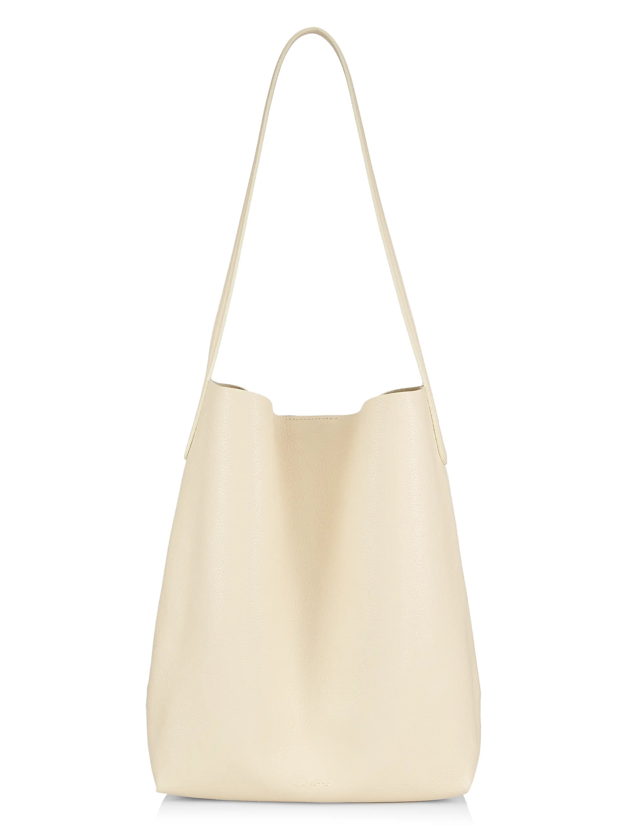 BEST SELLERMansur GavrielEveryday Cabas Pebbled-Leather Bag | Saks Fifth Avenue