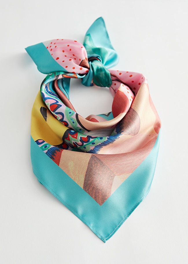 Abstract Painted Print Scarf | & Other Stories (EU + UK)