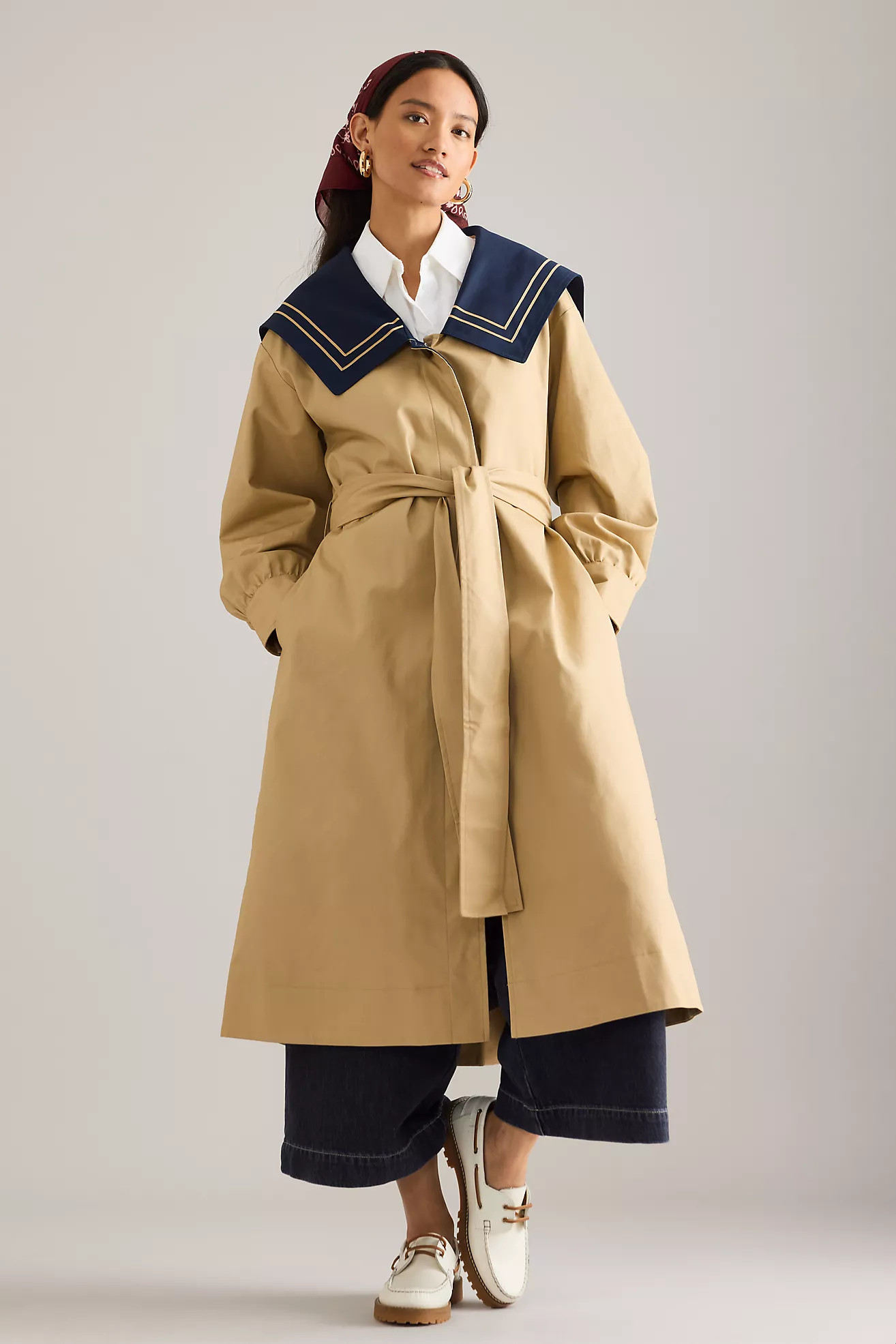 Damson Madder Ella Trench Coat | Anthropologie (UK)