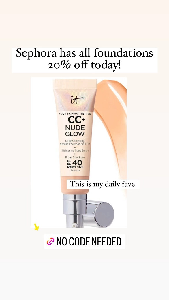 Sephora foundation sale!! No code needed for 20% off 

#LTKBacktoSchool #LTKbeauty #LTKsalealert