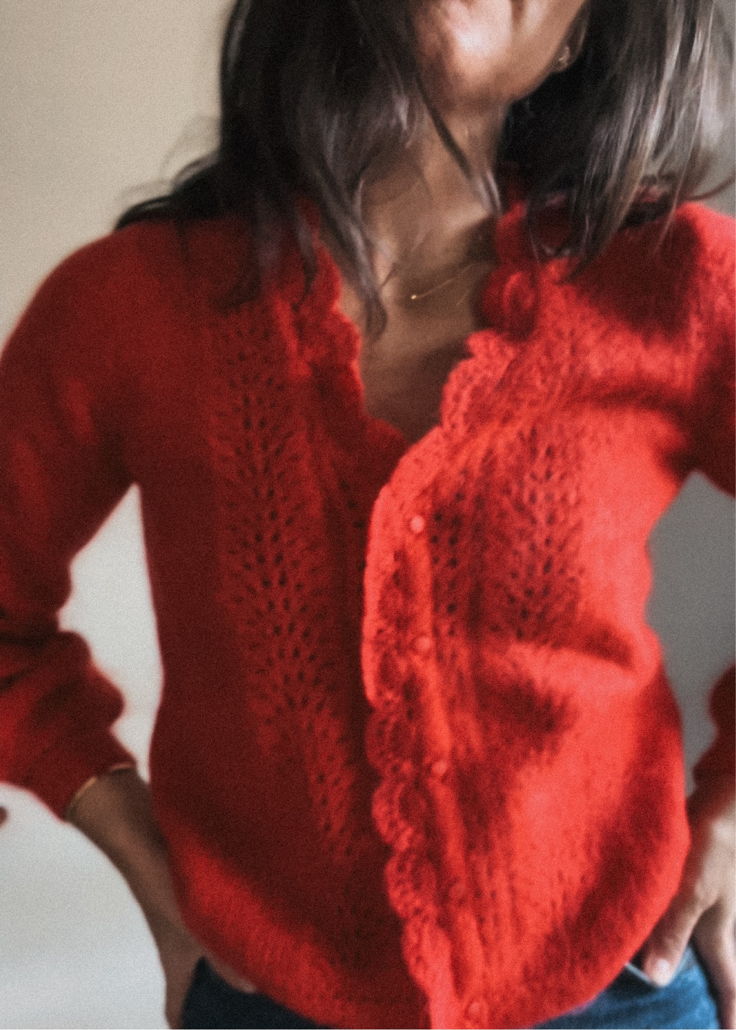 4. Angelo Cardigan: a hot red moment!! currently available in beige or light blue. true to size. 

#LTKSeasonal #LTKStyleTip #LTKWorkwear