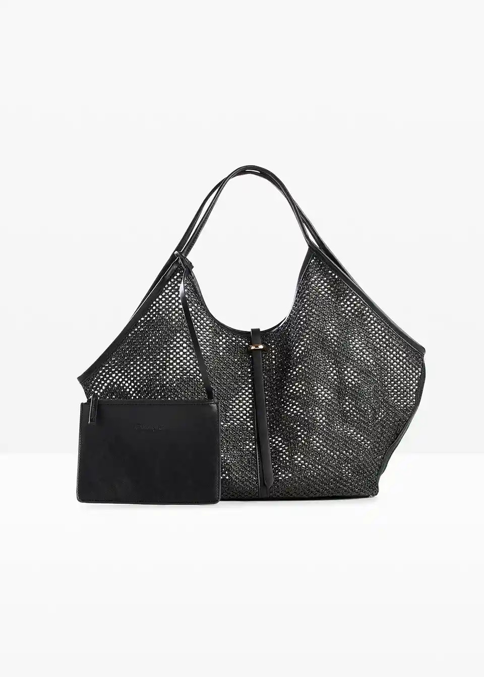 Mesh Shopper mit herausnehmbarer Innentasche | Bonprix DE