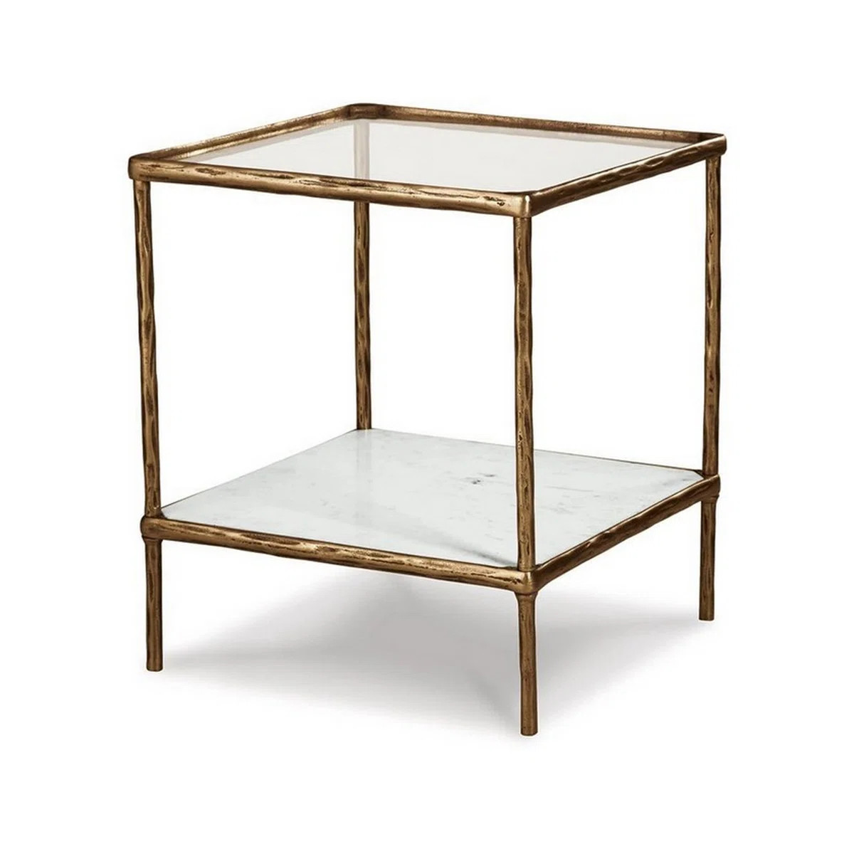 Broadhurst Glass Top End Table | Wayfair North America