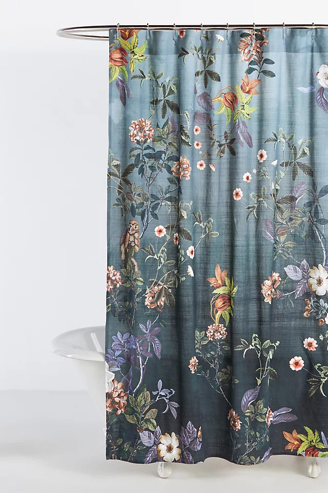 Organic Cotton Henrik Shower Curtain | Anthropologie (US)