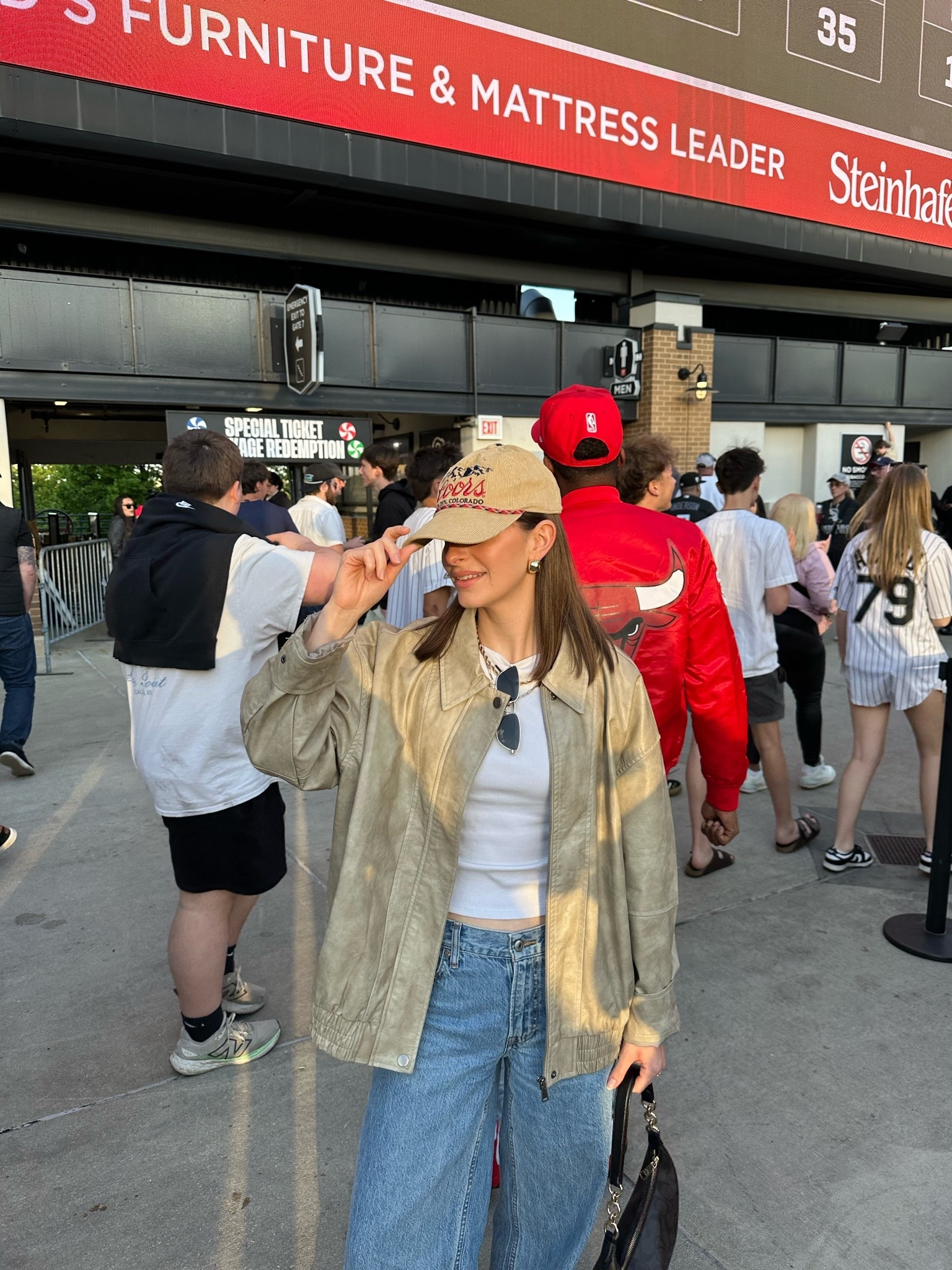 Sized up one in the jacket 
Baseball outfit 
Sports outfit
Casual outfit
Spring outfit
Summer outfit

#LTKootd #LTKSaleAlert #LTKOver40