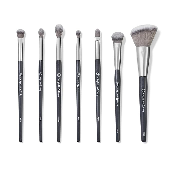 BK BEAUTY BRUSHES - ANGIE HOT & FLASHY Brush Set (7PC) - Viral Under-Eye Concealer, Eye Shadow, |... | Amazon (US)