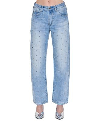 Pistola Lexi Mid Rise Straight Leg Jeans in Aries  | Bloomingdale's Women | Bloomingdale's (US)