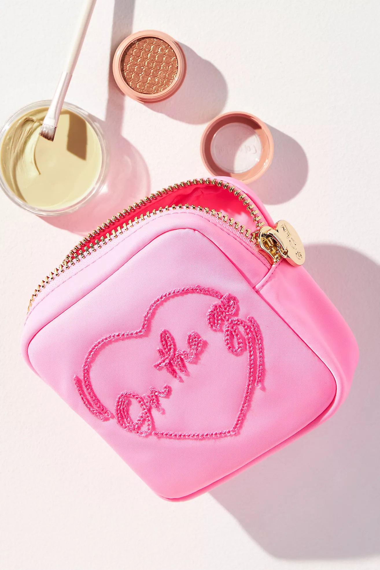 Stoney Clover Lane Embroidered Mini Pouch | Anthropologie (US)