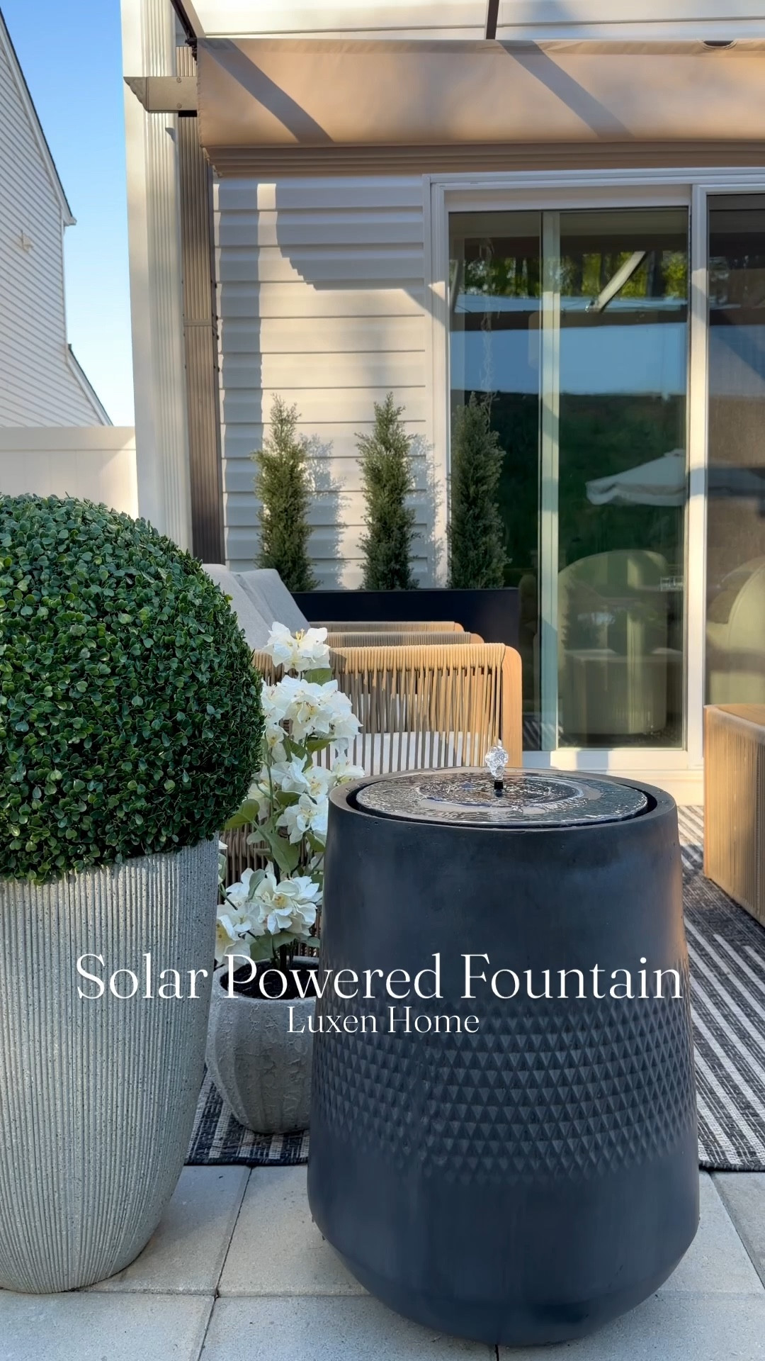 Patio season is here!

I found this beautiful solar powered fountain from luxen home! Is gorgeous and perfect for every garden. 

#LTKSeasonal #LTKHome #LTKootd