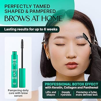 Brow Lamination Kit – 5-Step Easy At Home Eyebrow Shaping & Lifting System with Brushes for Eye... | Amazon (US)